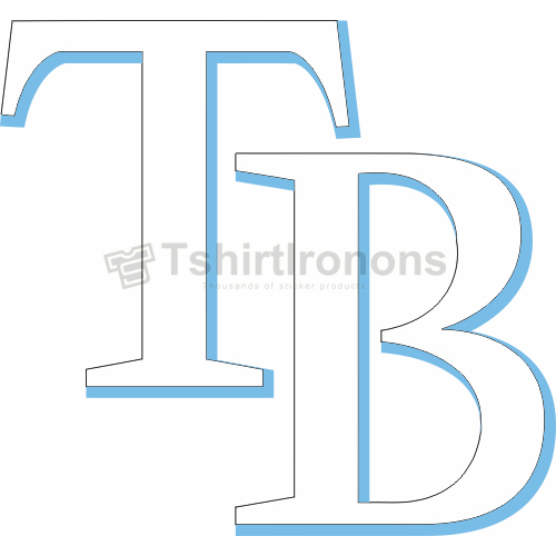 Tampa Bay Rays T-shirts Iron On Transfers N1945 - Click Image to Close